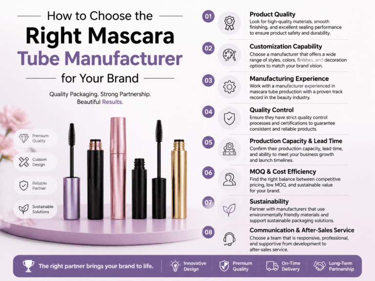 How to Choose the Right Mascara Tube Manufacturer for Your Brand