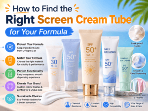 How to Find the Right Screen Cream Tube for Your Formula