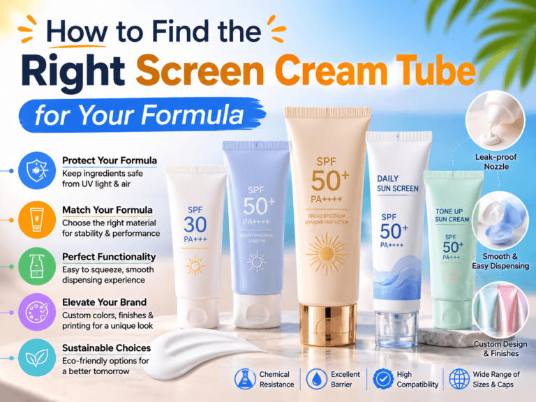 How to Find the Right Screen Cream Tube for Your Formula
