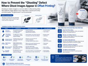 How to prevent the ghosting defect where ghost images appear in offset printing