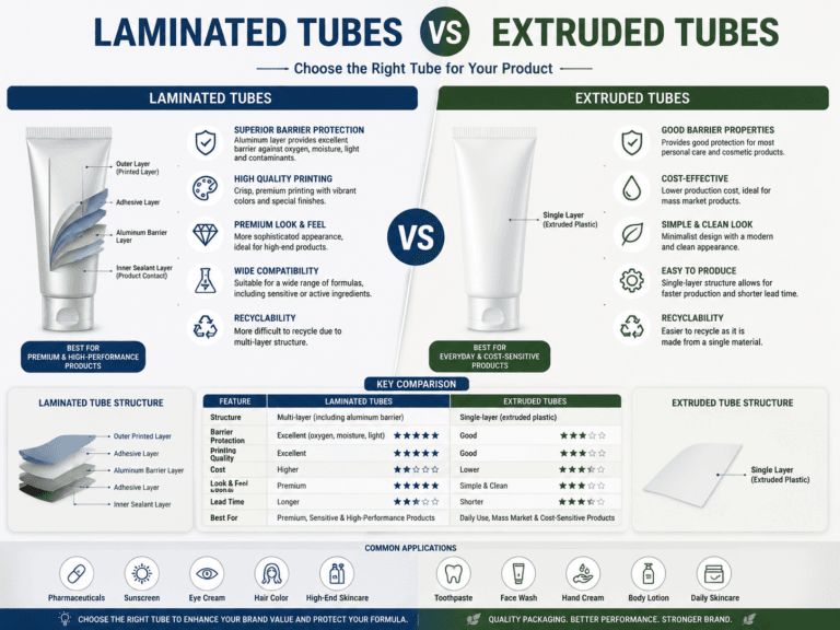 Laminated Tubes vs Extruded Tubes