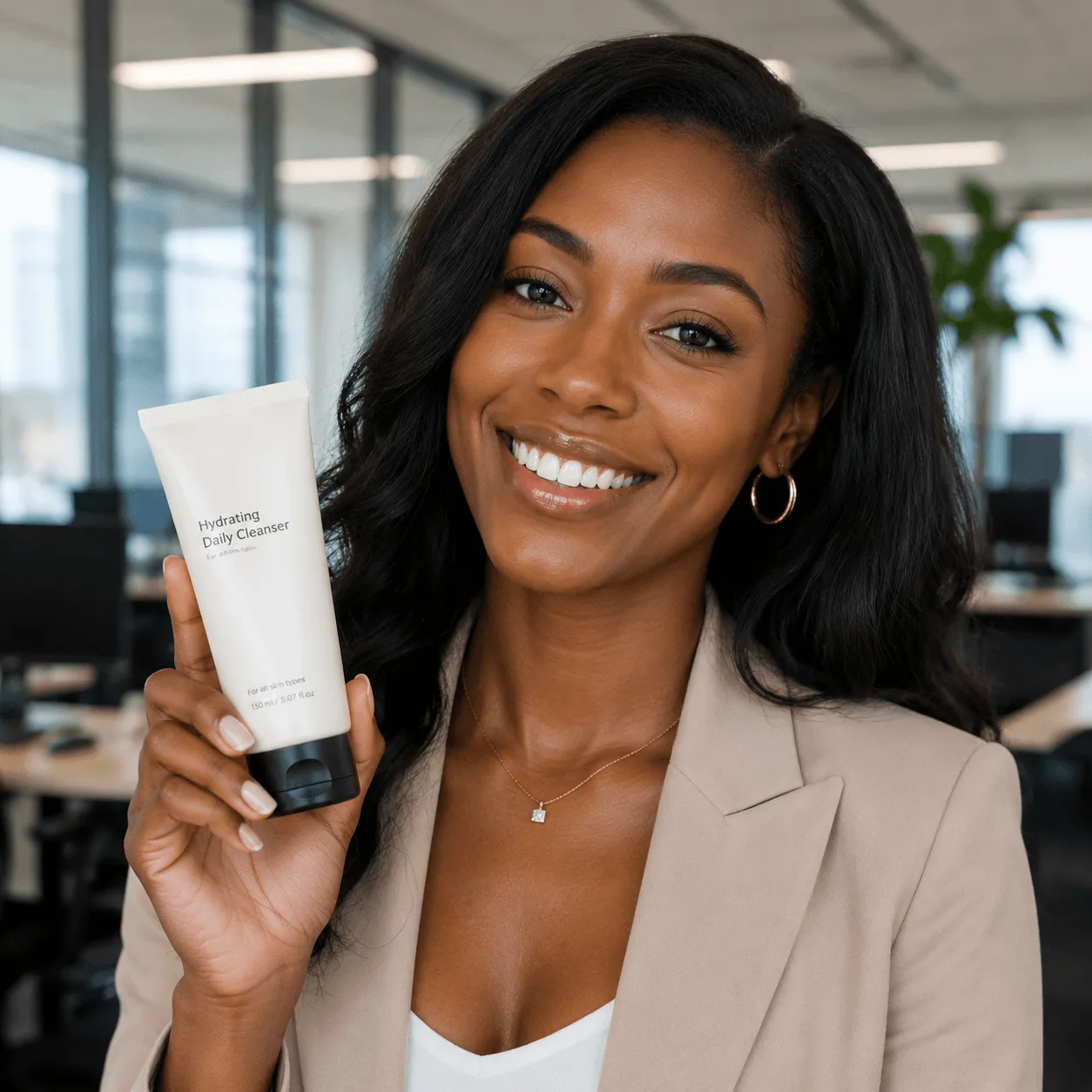 Sustainable cosmetic tube packaging testimonial