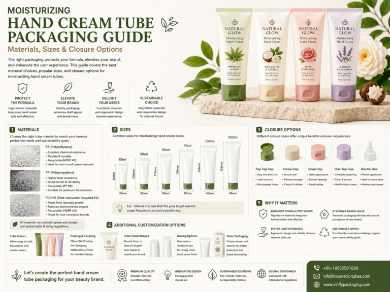 Moisturizing Hand Cream Tube Packaging Guide