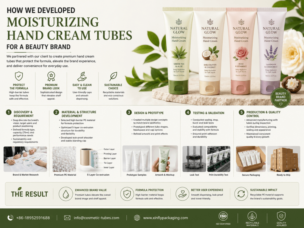 How We Developed Moisturizing Hand Cream Tubes for a Beauty Brand 15 Moisturizing Hand Cream Tubes