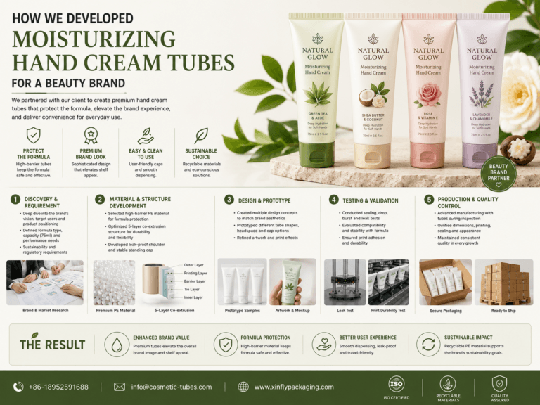 Moisturizing Hand Cream Tubes
