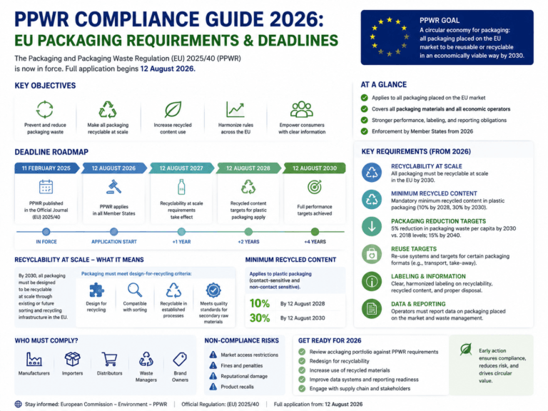 PPWR Compliance Guide 2026 EU Packaging Requirements & Deadlines