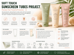 Soft Touch Sunscreen Tubes Project