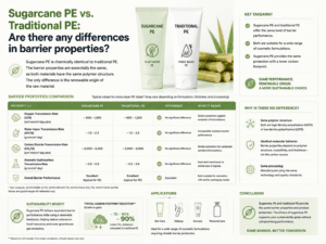 Sugarcane PE vs. Traditional PE Are there any differences in barrier properties