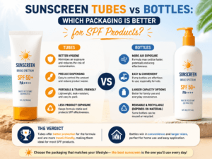 Sunscreen Tubes vs Bottles