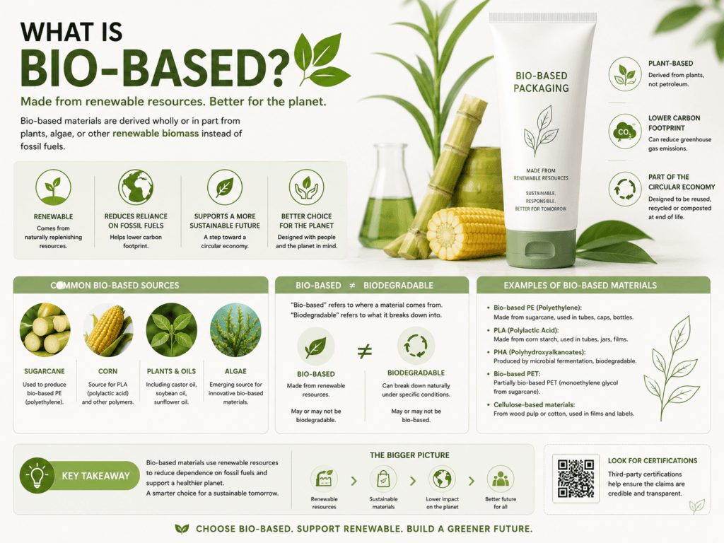 Bio-Based vs. Recycled vs. Recyclable: Sustainable Packaging Terms Explained 2 What Is Bio-Based?