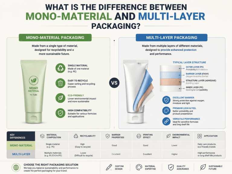 What is the difference between mono-material and multi-layer packaging? 4 What is the difference between mono-material and multi-layer packaging