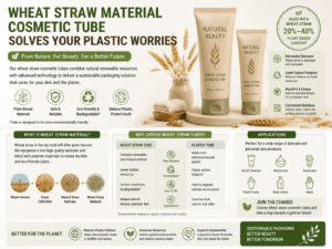 Wheat Straw Material Cosmetic Tube Solves Your Plastic Worries