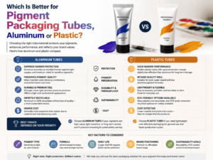 Which Is Better for Pigment Packaging Tubes, Aluminum or Plastic