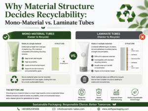 Why Material Structure Decides Recyclability Mono-Material vs. Laminate Tubes