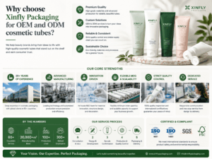 Why choose Xinfly Packaging for OEM and ODM cosmetic tubes