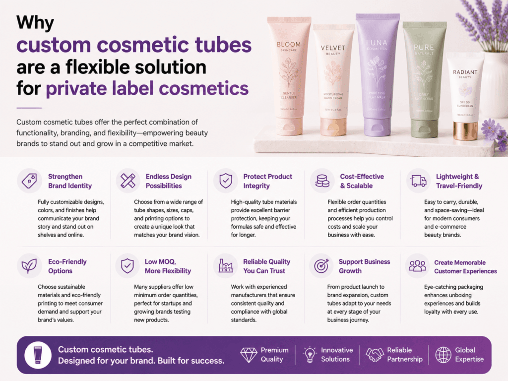 Why custom cosmetic tubes are a flexible solution for private label cosmetics 1 Why custom cosmetic tubes are a flexible solution for private label cosmetics