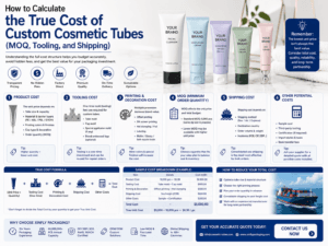 How to Calculate the True Cost of Custom Cosmetic Tubes (MOQ, Tooling, and Shipping)