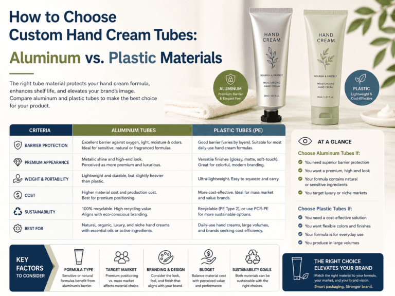 How to Choose Custom Hand Cream Tubes
