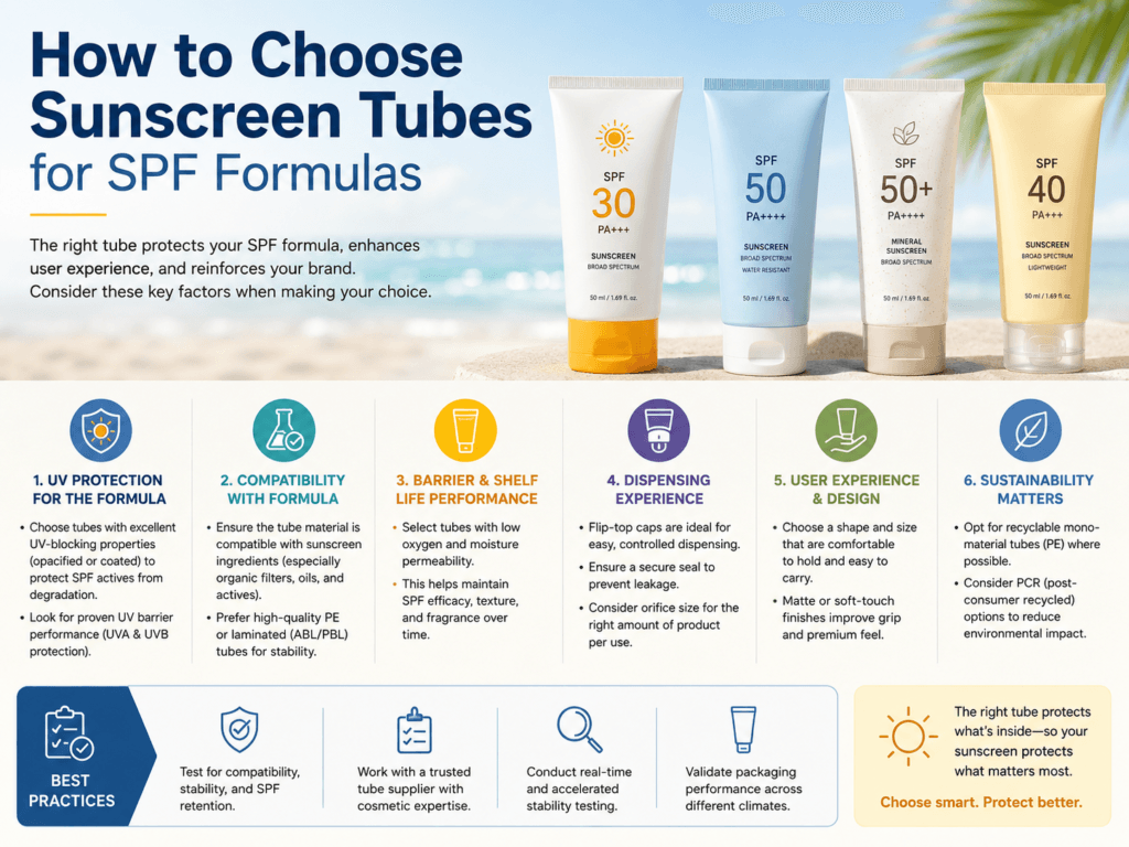 How to Choose Sunscreen Tubes for SPF Formulas 3 How to Choose Sunscreen Tubes for SPF Formulas