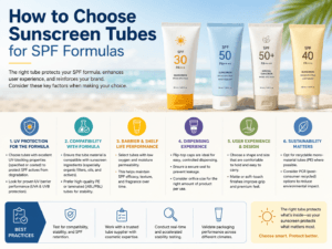 How to Choose Sunscreen Tubes for SPF Formulas