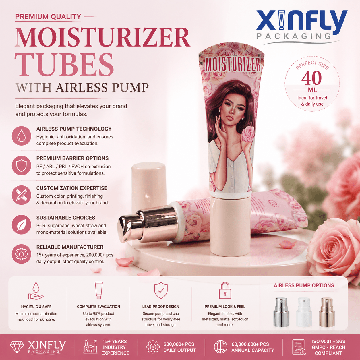 Custom 30ml BB Cream Tubes with Airless Pump 1 30ml BB cream tubes with airless pump poster
